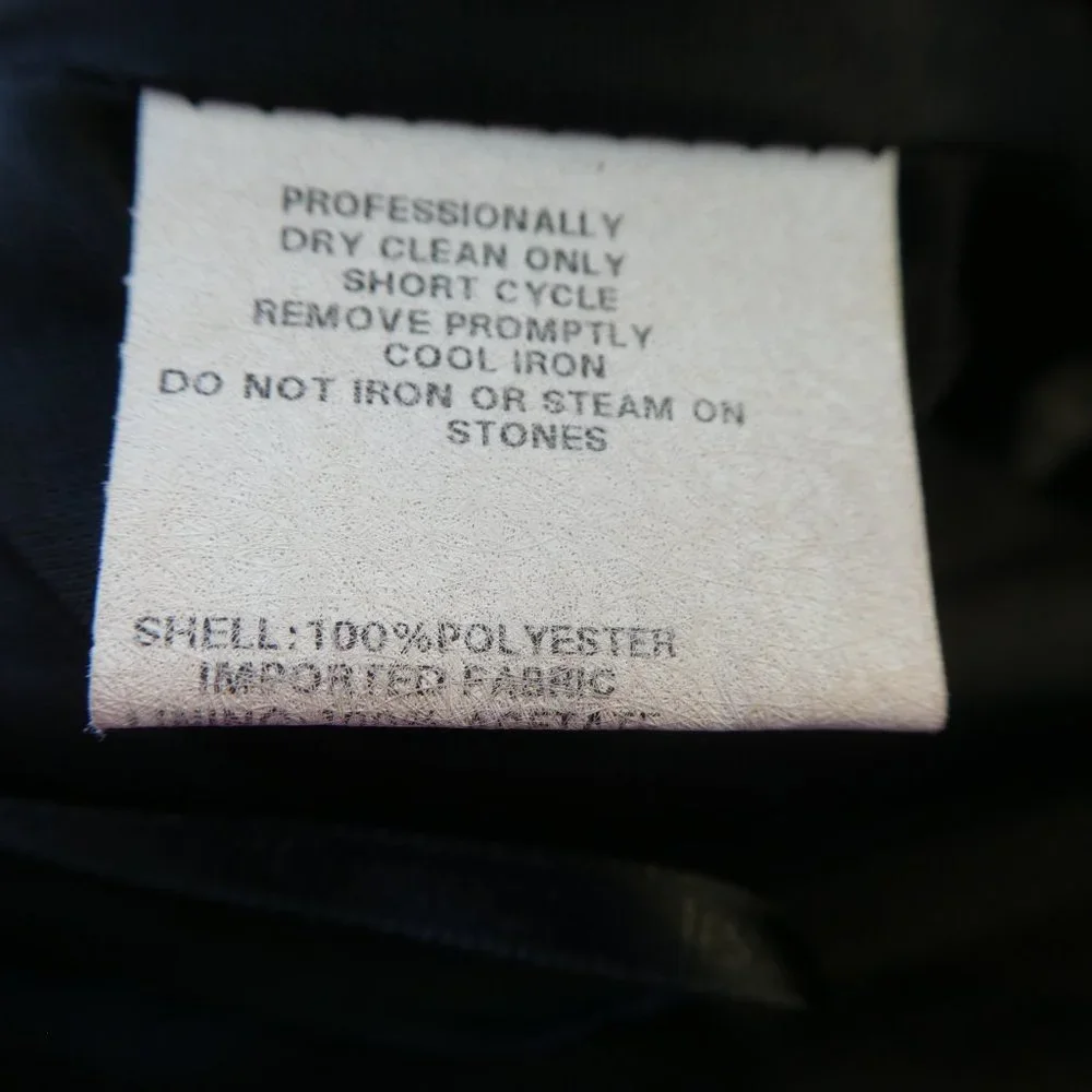 Scott McClintock Black Satin Vintage Gown Maxi Corset Boning Starry Rhinestones - Picture 10 of 11